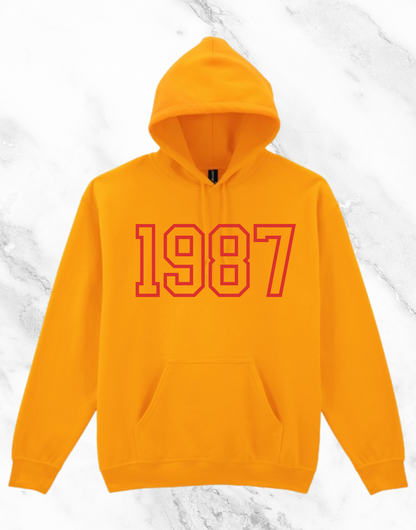 1987 Red Outline