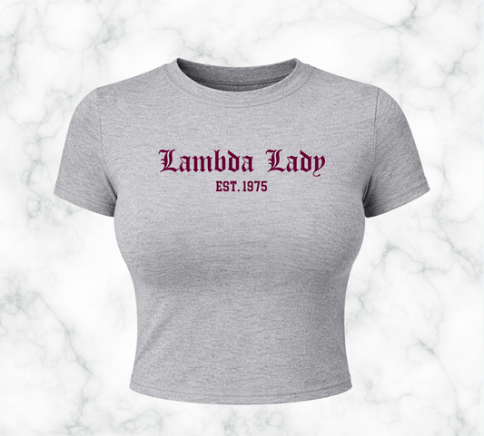 LTA Lambda Lady Crop
